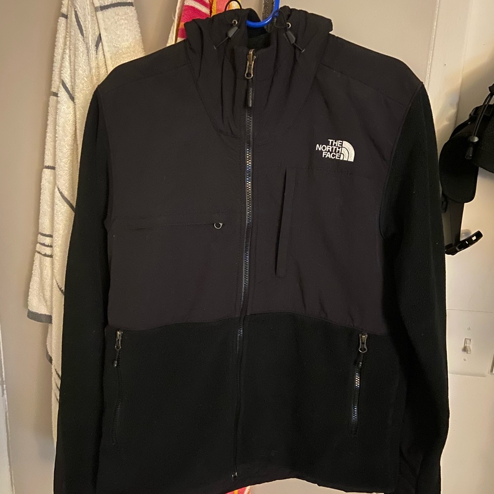 North Face Denali 2 black hoodie